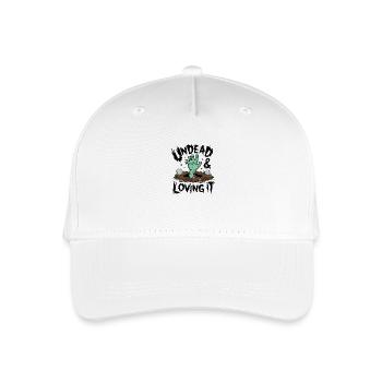 Zombie-Hand - Undead & Loving It - Kinder Bio Basecap - Weiß - Vorne