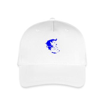 Griechenland - Kinder Bio Basecap - Weiß - Vorne