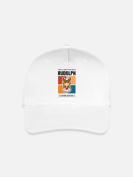 Rudolph - Kinder Bio Basecap - Weiß