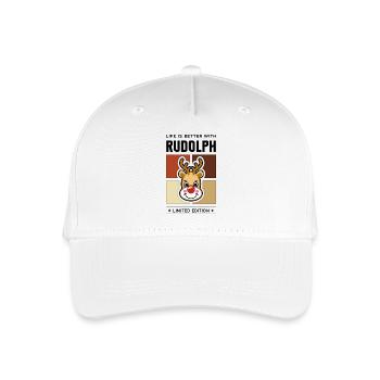 Rudolph - Kinder Bio Basecap - Weiß - Vorne
