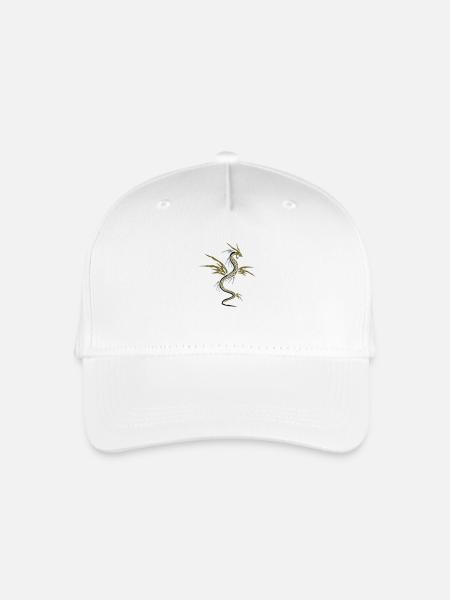 Dragon (3c) - Kinder Bio Basecap - Weiß