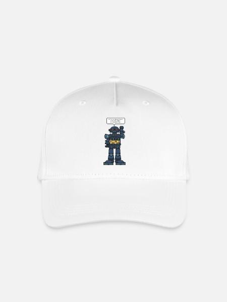 Batteriebetriebener Roboter - Kinder Bio Basecap - Weiß