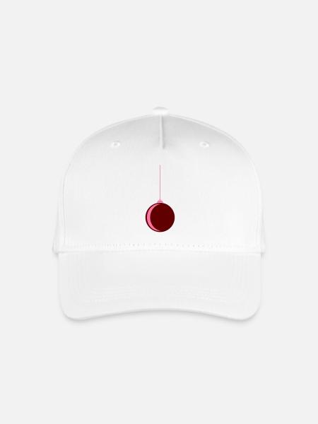 Weihnachtskugel - Kinder Bio Basecap - Weiß