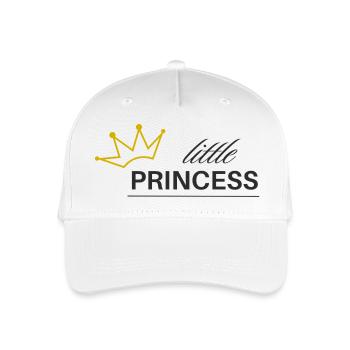 Kleine Prinzessin - Kleine Prinzessin - Kinder Bio Basecap - Weiß - Vorne