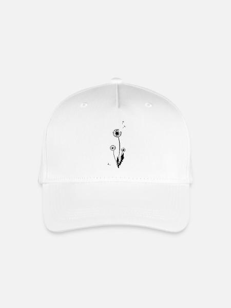 Pusteblume - Kinder Bio Basecap - Weiß