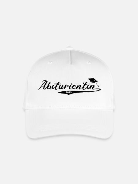 Abiturientin 2025 - Kinder Bio Basecap - Weiß