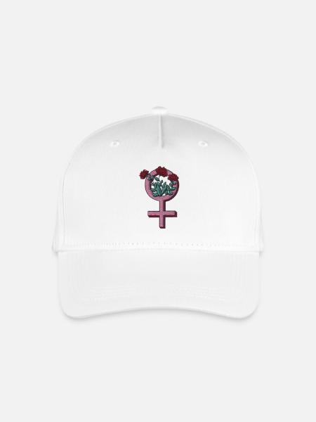 Girl Empowerment - Kinder Bio Basecap - Weiß