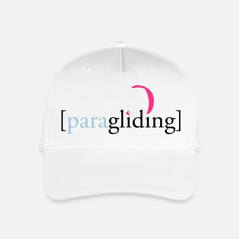 [Parapente] - Casquette de baseball bio Enfant - blanc