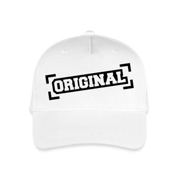 Original - Kinder Bio Basecap - Weiß - Vorne
