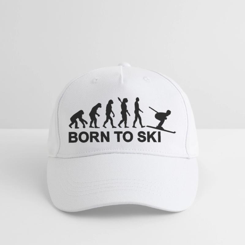 Évolution Ski Casquette de baseball bio Enfant