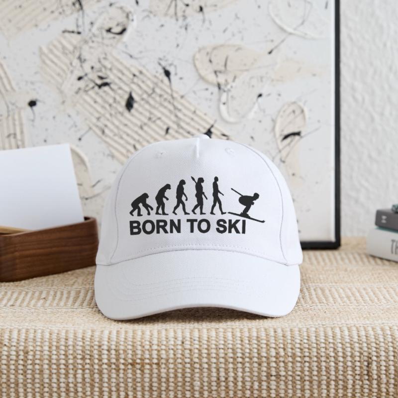 Évolution Ski Casquette de baseball bio Enfant