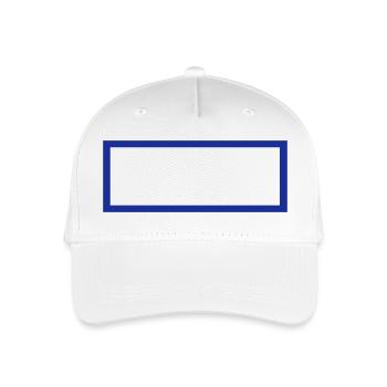 Croquis Rectangle - Casquette de baseball bio Enfant - blanc - Devant