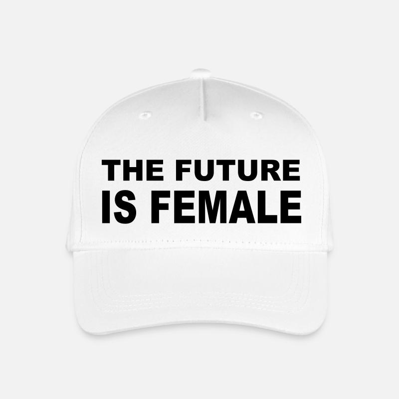 THE FUTURE IS FEMALE - Kinder Bio Basecap - Weiß