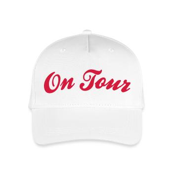 on tour - Kinder Bio Basecap - Weiß - Vorne
