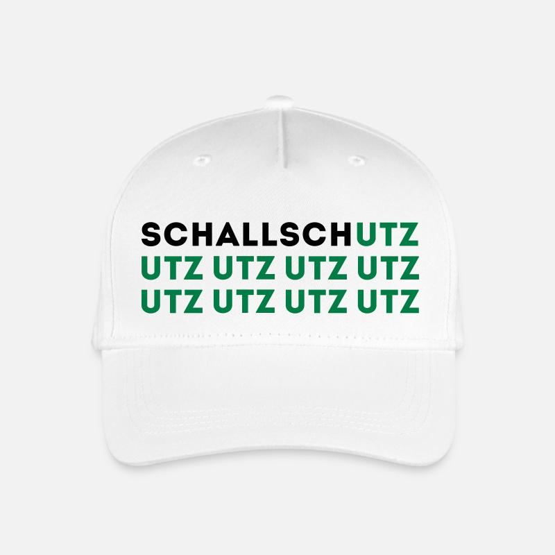 Schallschutz UTZ UTZ UTZ zweifarbig - Kinder Bio Basecap - Weiß