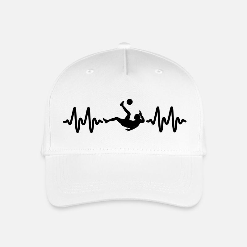 Fußball - Kinder Bio Basecap - Weiß