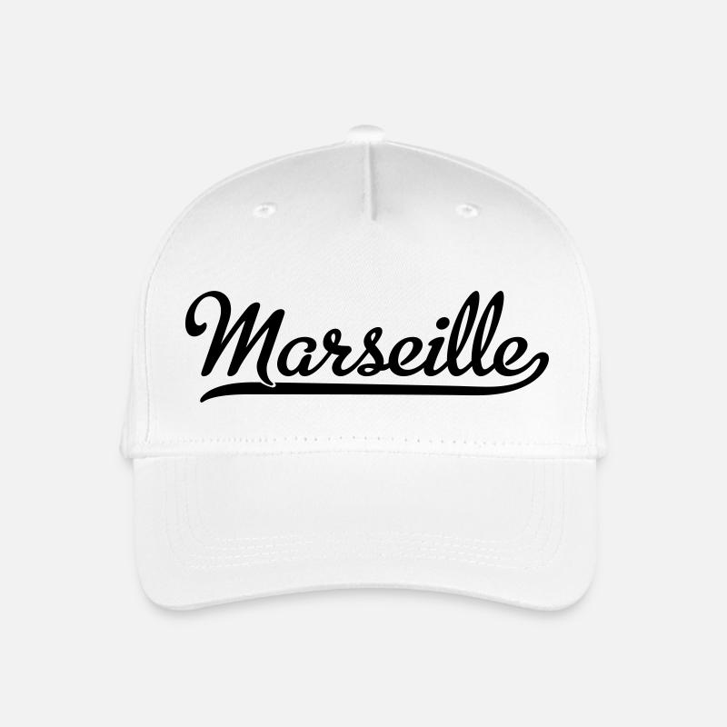 Marseille - Casquette de baseball bio Enfant - blanc