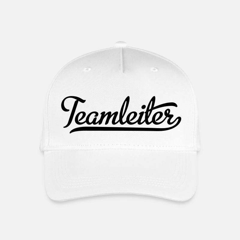 Teamleiter - Kinder Bio Basecap - Weiß