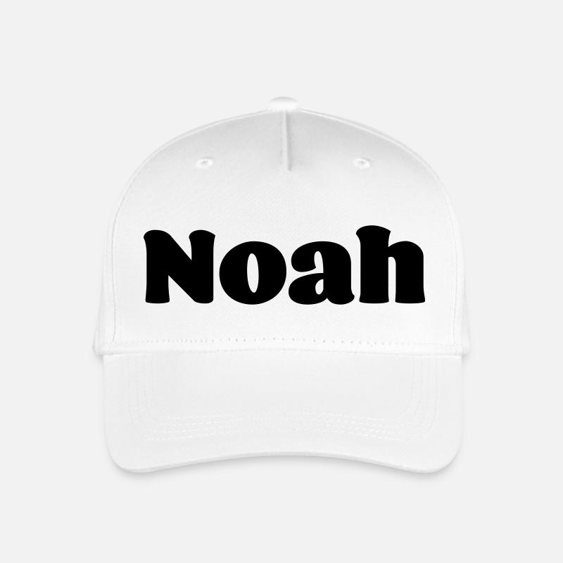 Prénom Noah Gift - Casquette de baseball bio Enfant - blanc