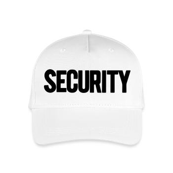 security - Organic Kids’ Baseball Cap - white - Front