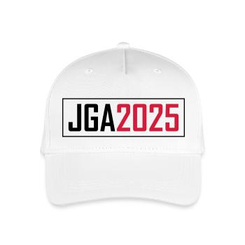 Jga 2025 Junggesellen Party - Kinder Bio Basecap - Weiß - Vorne