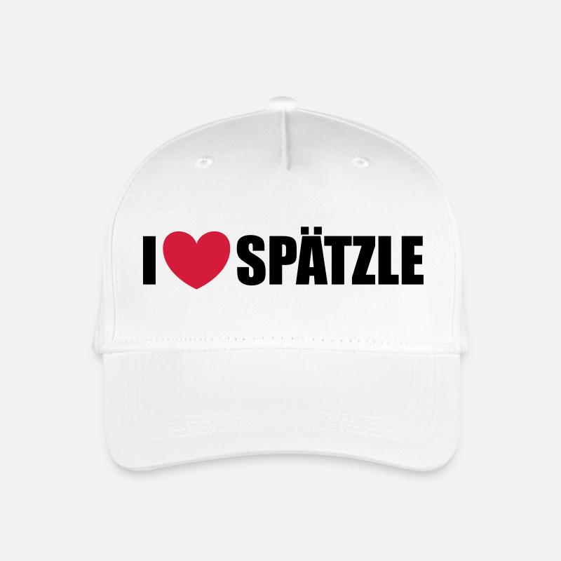 Spätzle - Kinder Bio Basecap - Weiß