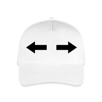pfeil_seite__f1 - Kinder Bio Basecap - Weiß - Vorne