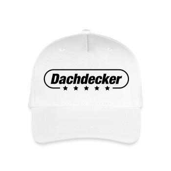 dachdecker_wq1 - Kinder Bio Basecap - Weiß - Vorne