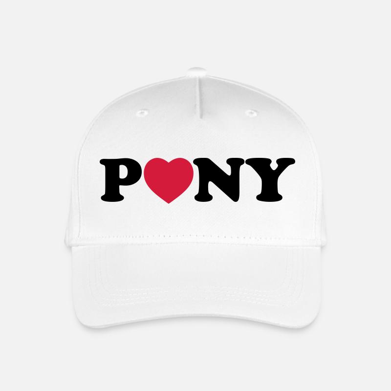 Pony heart - Kinder Bio Basecap - Weiß