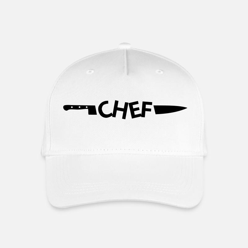 Chef couteau - Casquette de baseball bio Enfant - blanc