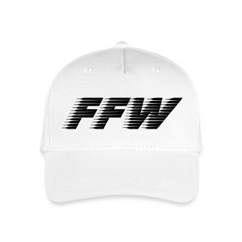 FFW Freiwillige Feuerwehr Speed - Kinder Bio Basecap - Weiß - Vorne