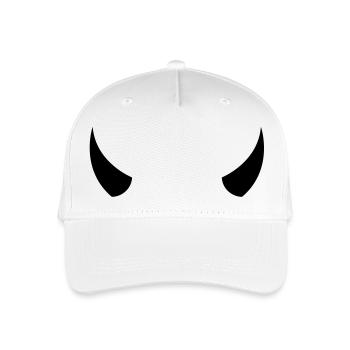 devil_wild__f1 - Kinder Bio Basecap - Weiß - Vorne