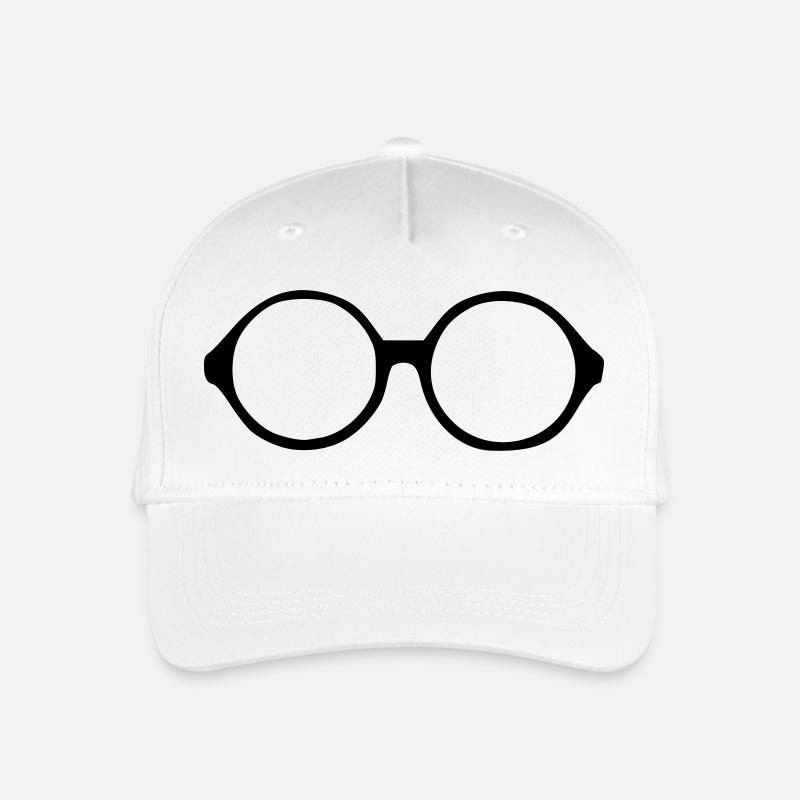 Brille - Kinder Bio Basecap - Weiß