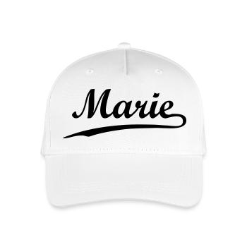 marie - Organic Kids’ Baseball Cap - white - Front
