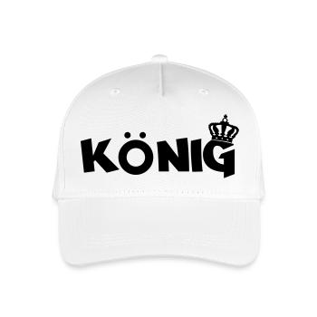 koenig - Kinder Bio Basecap - Weiß - Vorne
