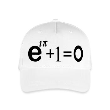 ei pi Gleichung - Kinder Bio Basecap - Weiß - Vorne