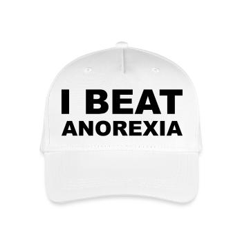 Anorexia - Kinder Bio Basecap - Weiß - Vorne