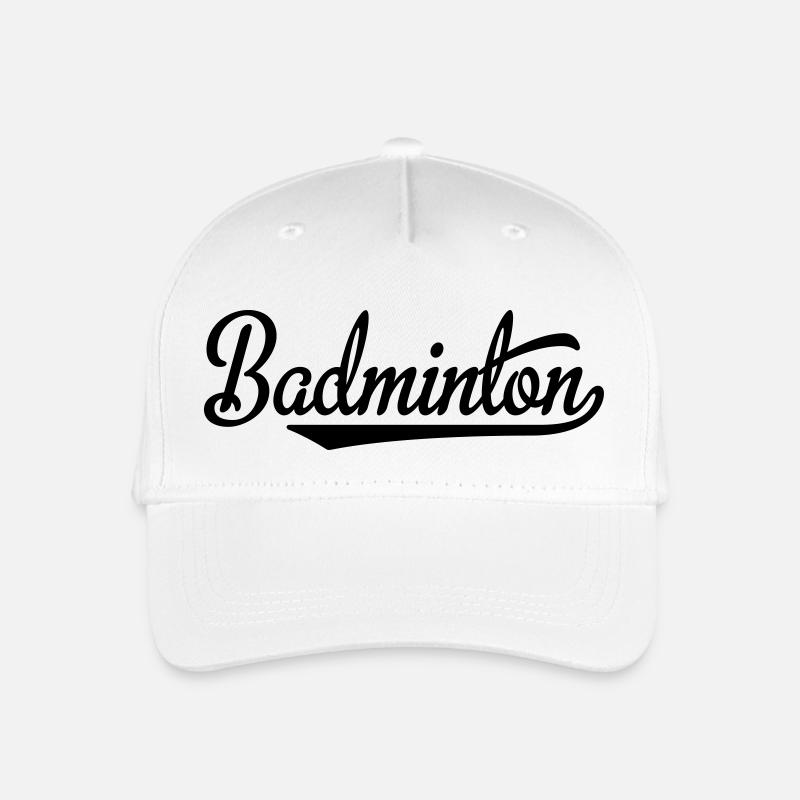 Badminton - Kinder Bio Basecap - Weiß