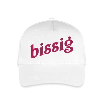 bissig - Kinder Bio Basecap - Weiß - Vorne