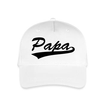 schwanger Schwangerschaft - Kinder Bio Basecap - Weiß - Vorne