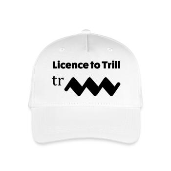 Licence to trill - Casquette de baseball bio Enfant - blanc - Devant