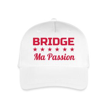 Bridge / Kartenspiel / Brettspiel / Whist - Kinder Bio Basecap - Weiß - Vorne