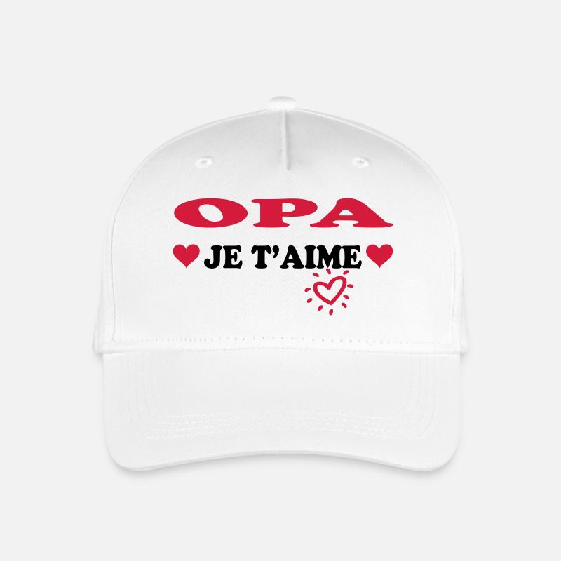 Ich liebe dich Übernahmeangebot - Kinder Bio Basecap - Weiß