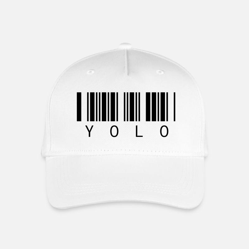 YOLO - You only live once - Kinder Bio Basecap - Weiß