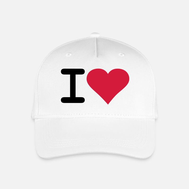 love2 - Organic Kids’ Baseball Cap - white