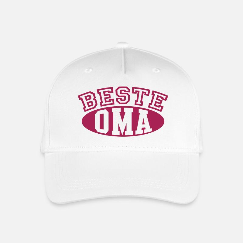 MEILLEUR OMA DESIGN - Casquette de baseball bio Enfant - blanc
