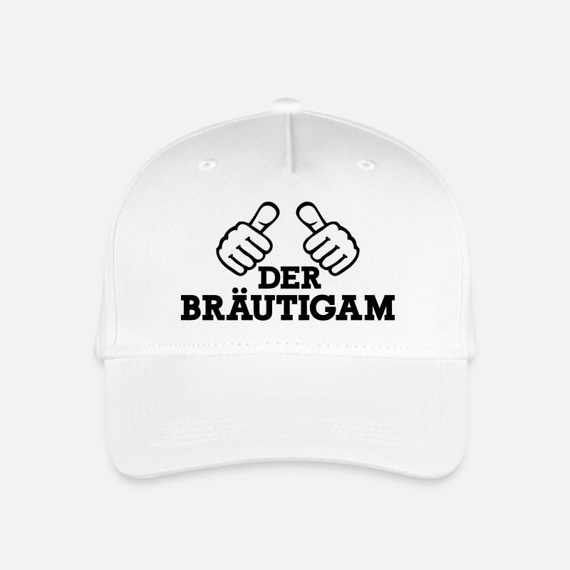Bräutigam - Kinder Bio Basecap - Weiß