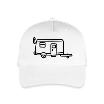 Bandes dessinée remorque caravane - Casquette de baseball bio Enfant - blanc - Devant