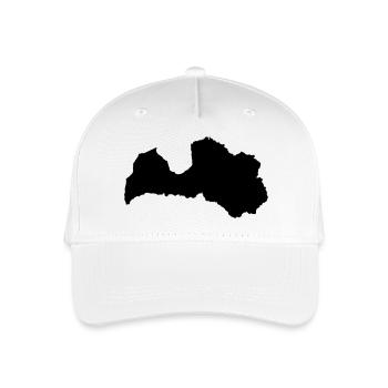 Lettonie Lettonie - Casquette de baseball bio Enfant - blanc - Devant