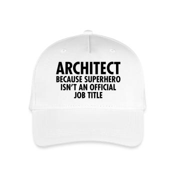 Architect - Superhero - Casquette de baseball bio Enfant - blanc - Devant